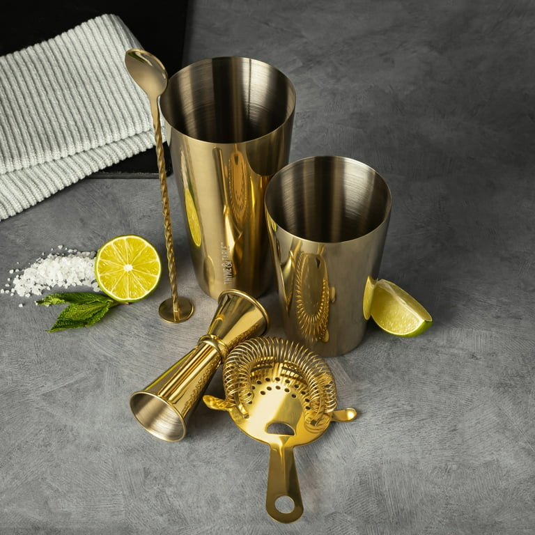 Thyme & Table 4-Piece Stainless Steel Gold Bar Tool Set | Walmart (US)