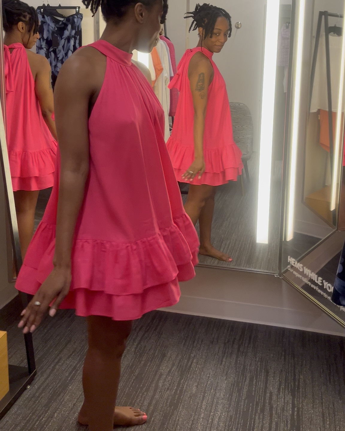 Sooo in love with this pink Alice + Olivia dress. I’m wearing a size small. It would be the perfect spring wedding guest dress or even brunch with the girls 

#LTKSeasonal #LTKSpringSale #LTKWedding