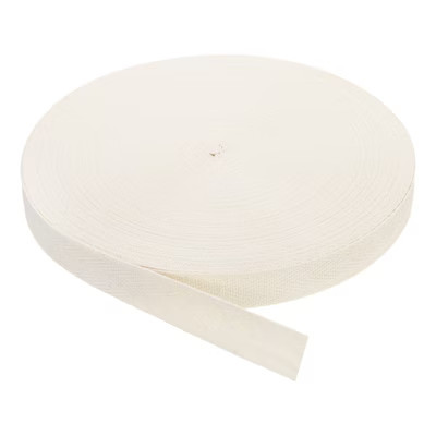 Unique Bargains Clothes Sewing DIY Crafting Decorative Cotton Twill Tape 45 Yard x0.79" Beige White | Target