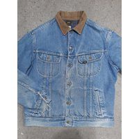 Rare 1970S Lee Blanket Lined Stonewash Denim Jacket With Corduroy Collar Made in U.s.a | Etsy (US)