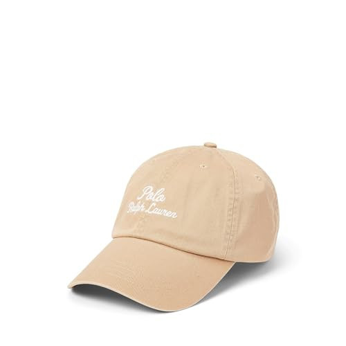 POLO RALPH LAUREN Embroidered Twill Ball Cap Cafe Tan One Size | Amazon (US)