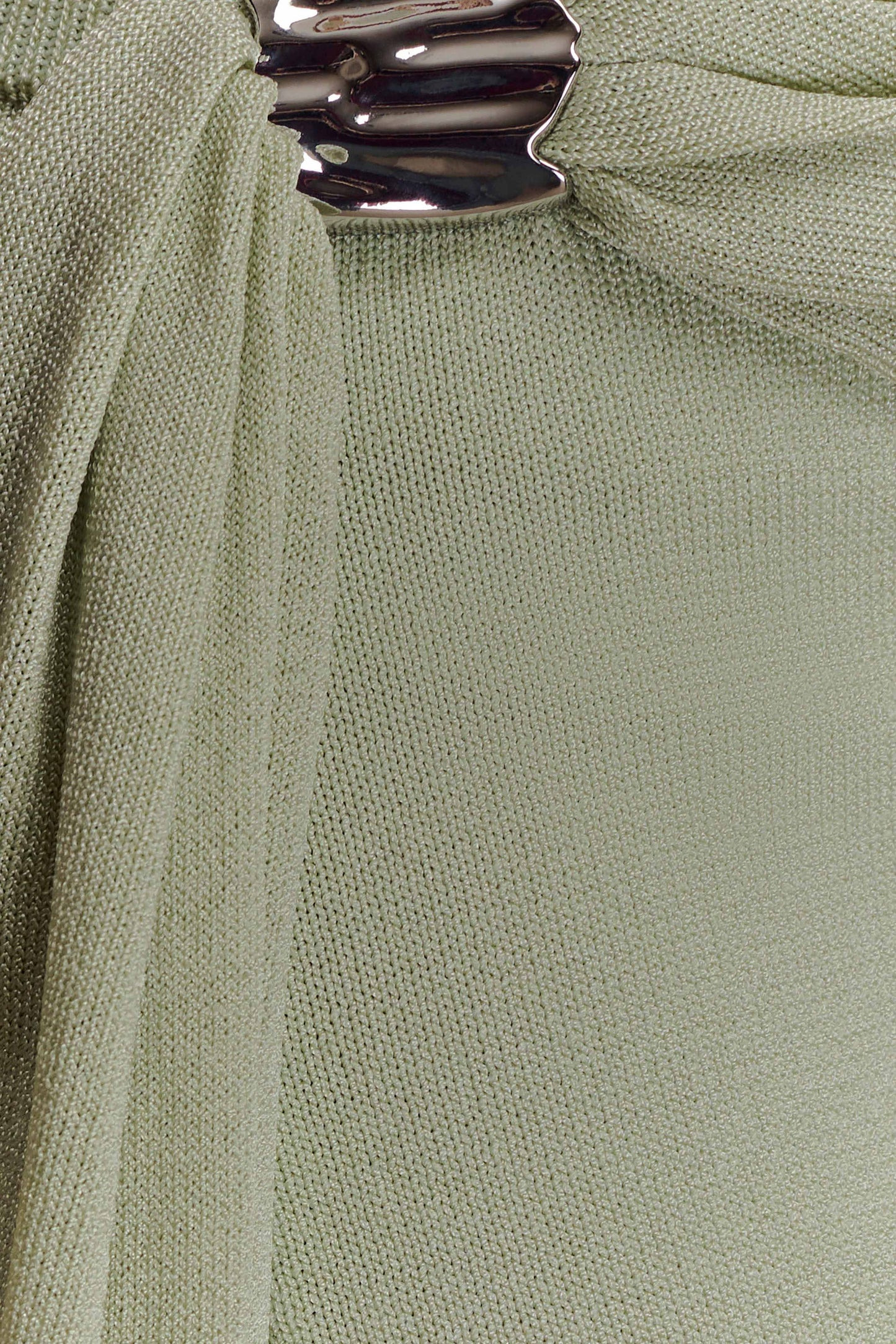 Bowie Low Rise Knit Maxi Skirt - Pastel Green | Meshki UK
