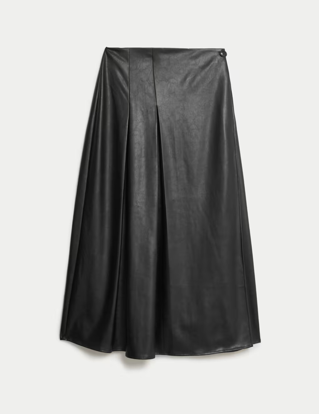 Leather Look Pleated Midaxi Wrap Skirt | Marks & Spencer (UK)