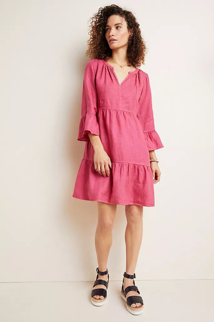 Aurora Linen Tiered Tunic | Anthropologie (US)