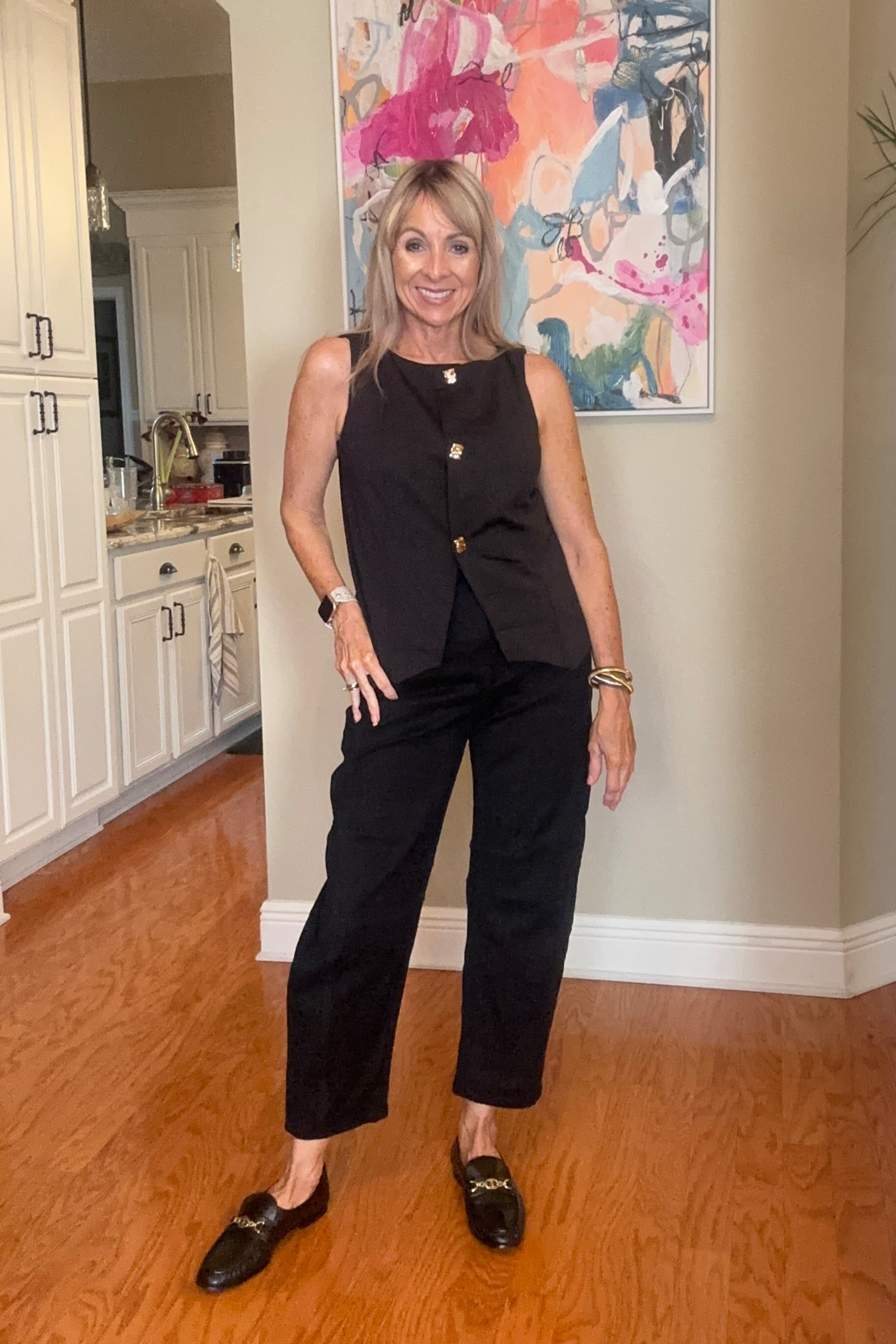 Easy and affordable money look, these leather loafers are so comfortable and on sale. Size down 1/2 size.


#LTKSaleAlert #LTKootd #LTKOver40