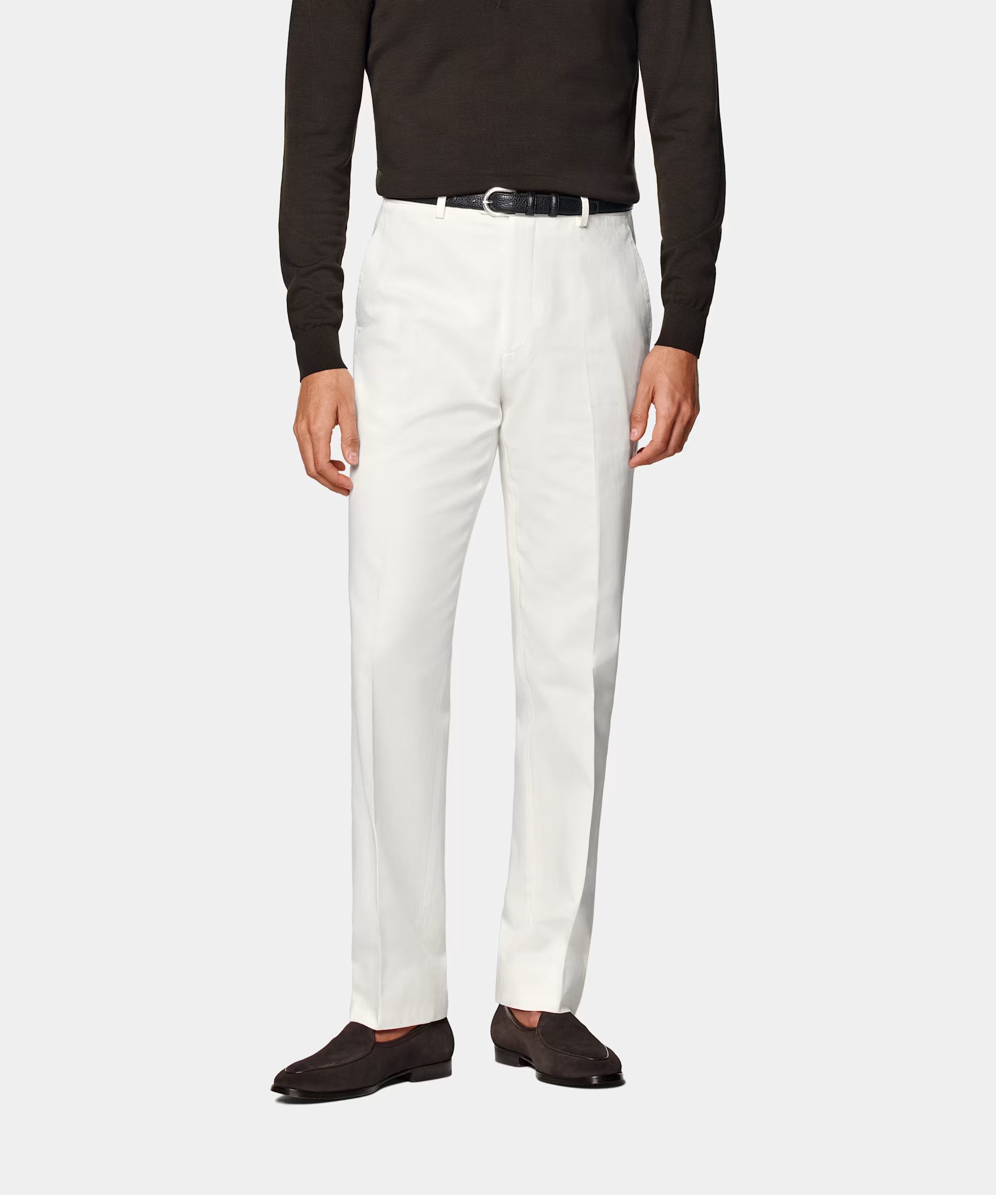 Off-White Straight Leg Pants | Suitsupply (US)