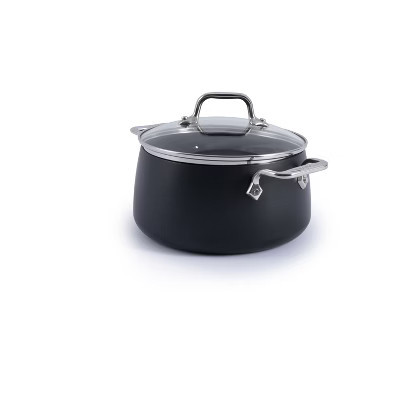 All-Clad 4qt Nonstick Soup Pot with Lid, HA1 Expert Cookware,Black | Target