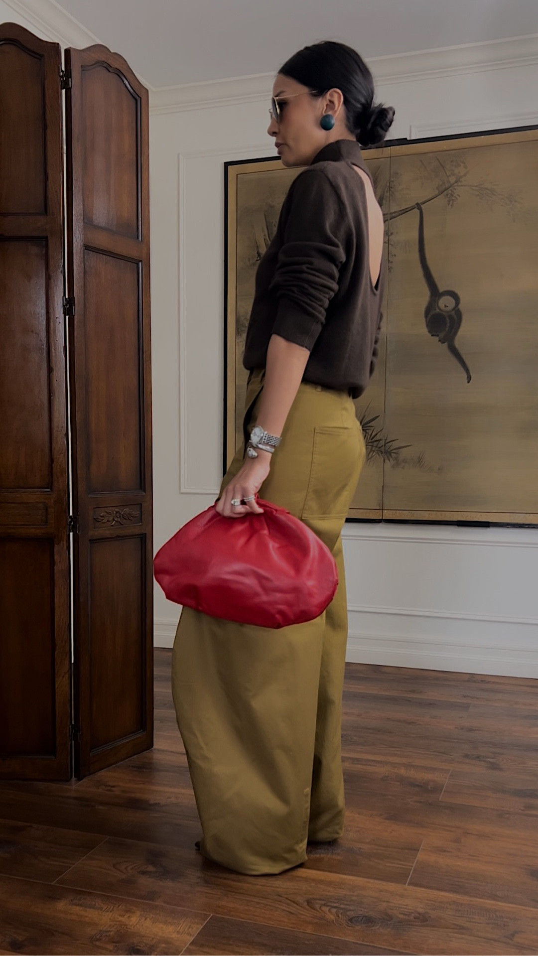 My pants are old and no longer available. Purse is vintage. I sized up in the mock neck sweater, wearing size large linked in my IG!

#LTKOver40 #LTKdayinmylife #LTKSeasonal