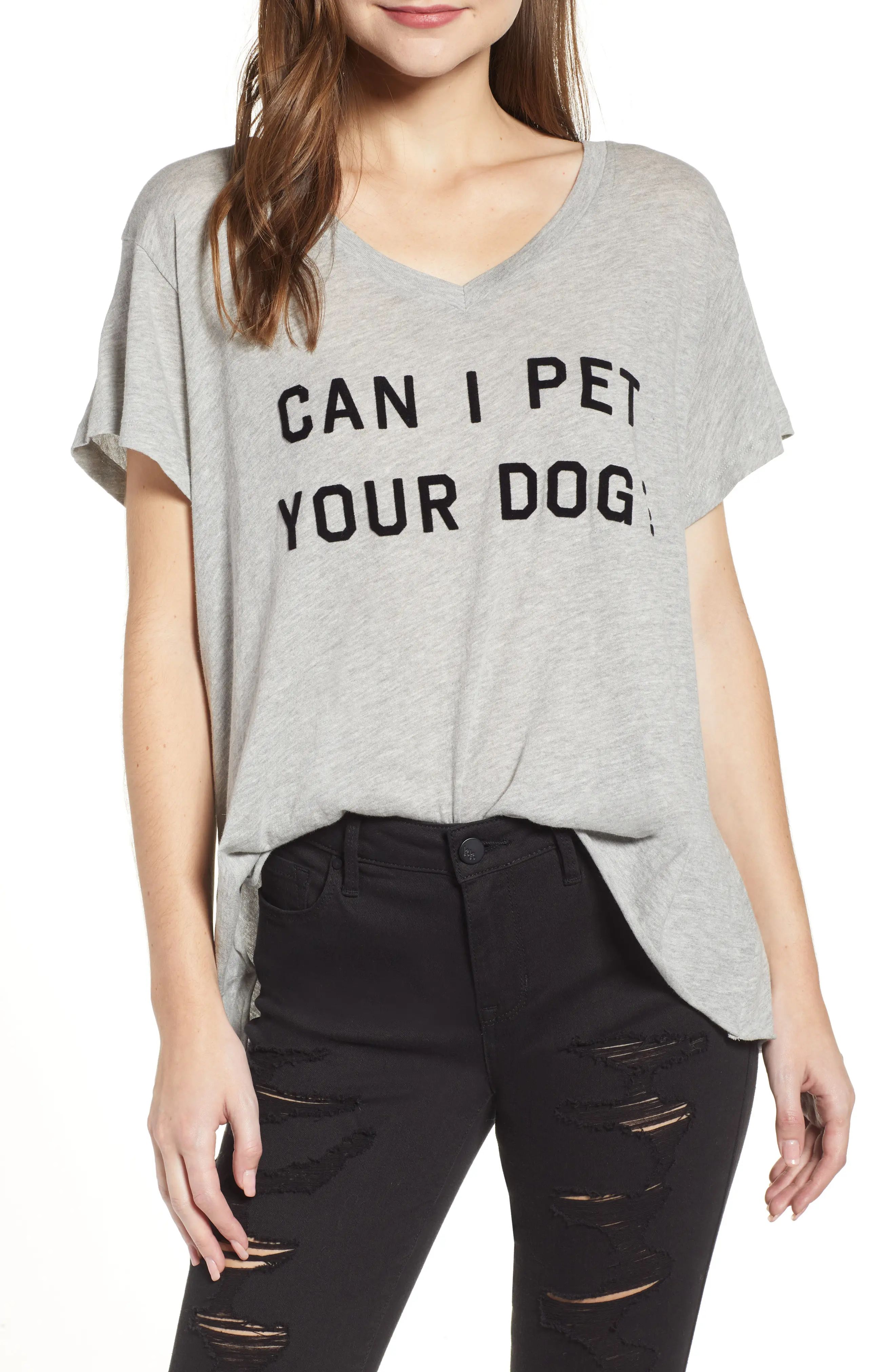 Wildfox Romeo Can I Pet Your Dog Tee | Nordstrom