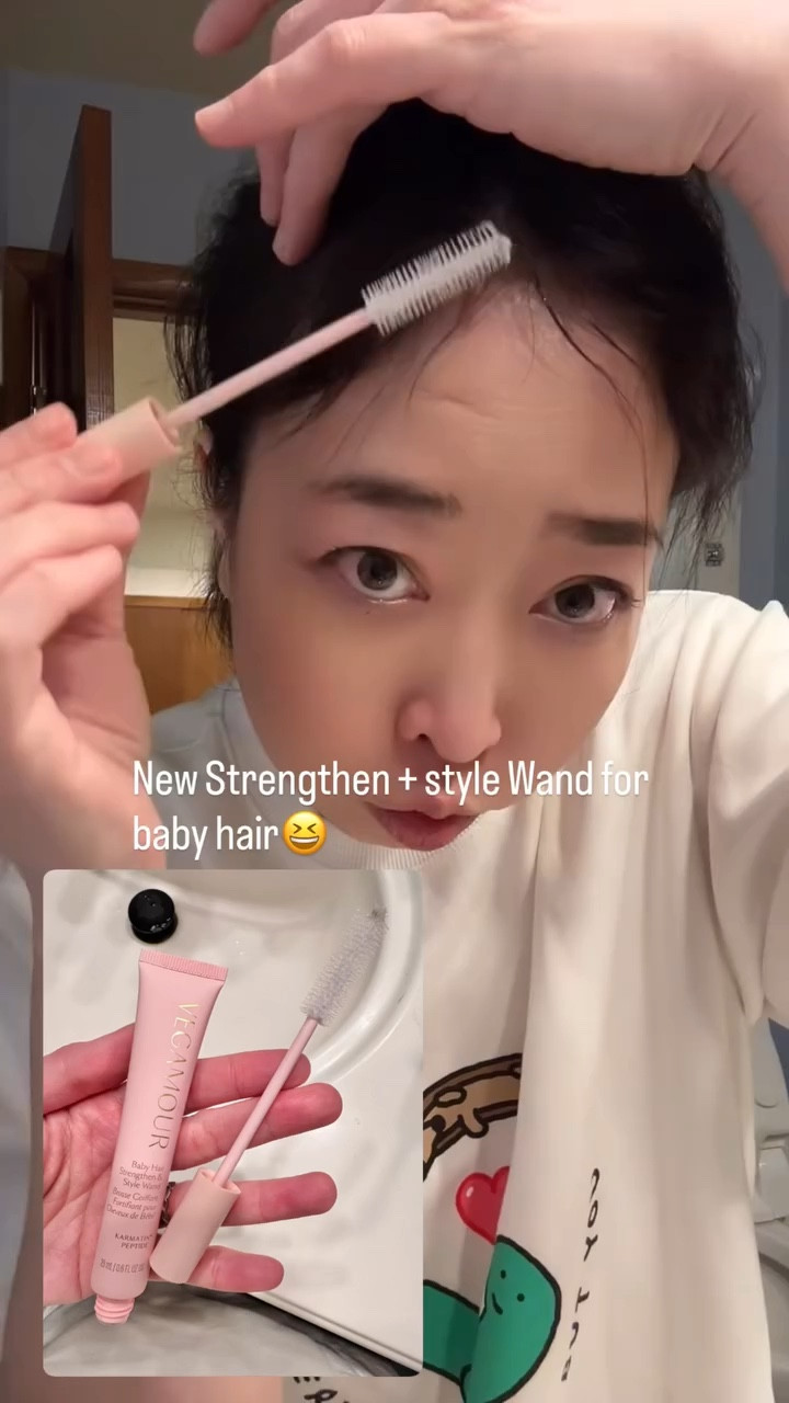 Testing the new @vegamour Baby Hair Strengthen & Style Wand.

I’ve been loving this product so much! I have some new born baby hair, It helps tame my flyaways and at the same time makes my baby hairs look better after use it. The bristles coat every strand evenly, and you only need a tiny bit for all-day hold.

#hairstyles #babyhair #vegamour ##bangkokkaizen

#LTKmorningroutine #LTKBeauty #LTKgrwm