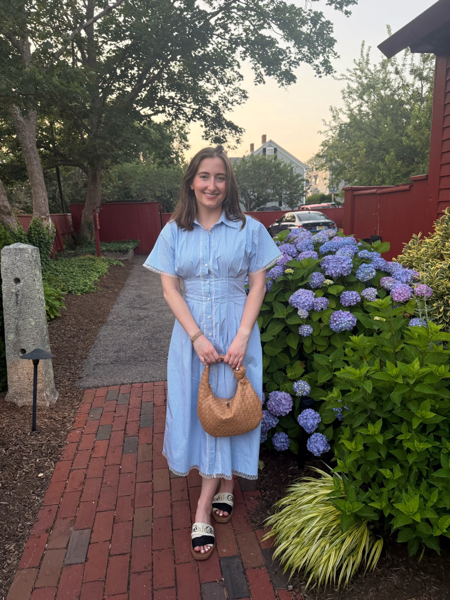 Newport night one! So obsessed with this H
J. Crew dress and of course my trusty Chloe sandals 

#LTKSeasonal #LTKShoeCrush #LTKFindsUnder100