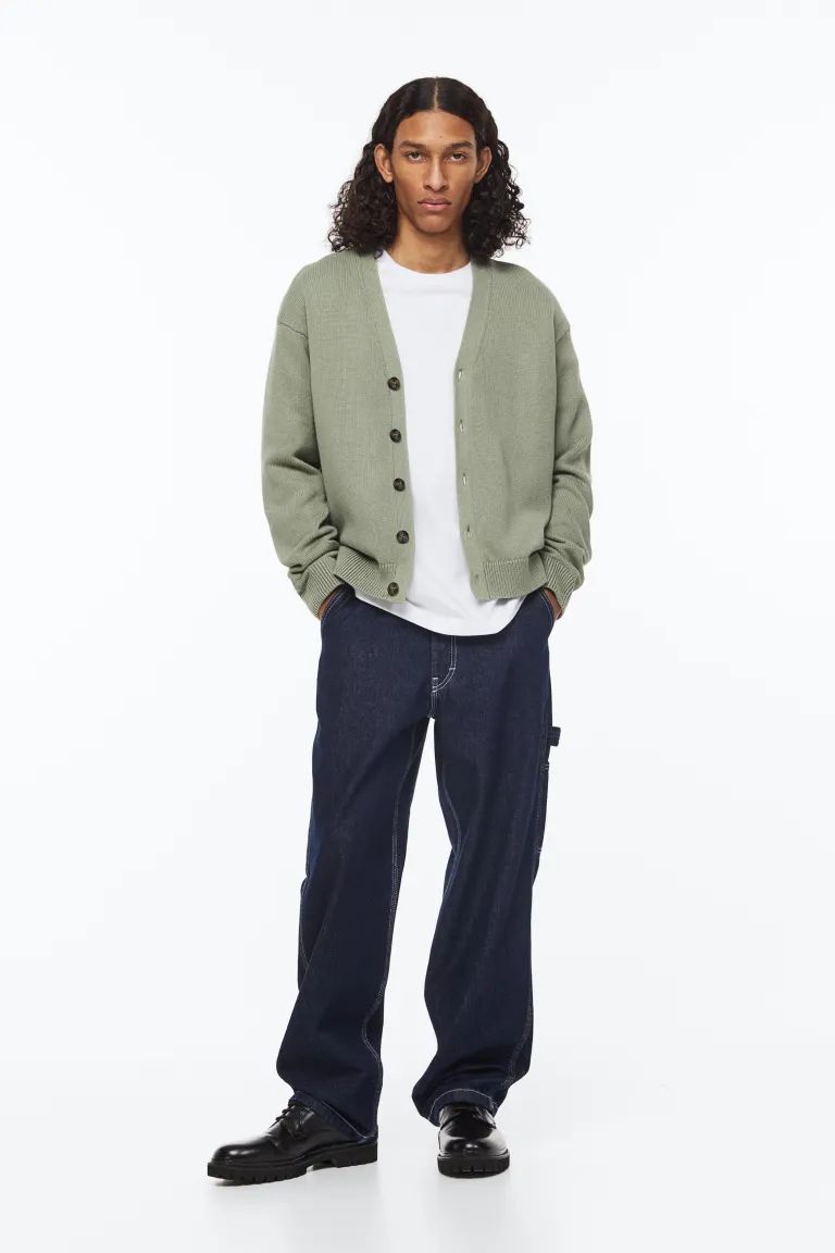 Relaxed Fit Fine-knit Cardigan | H&M (US + CA)