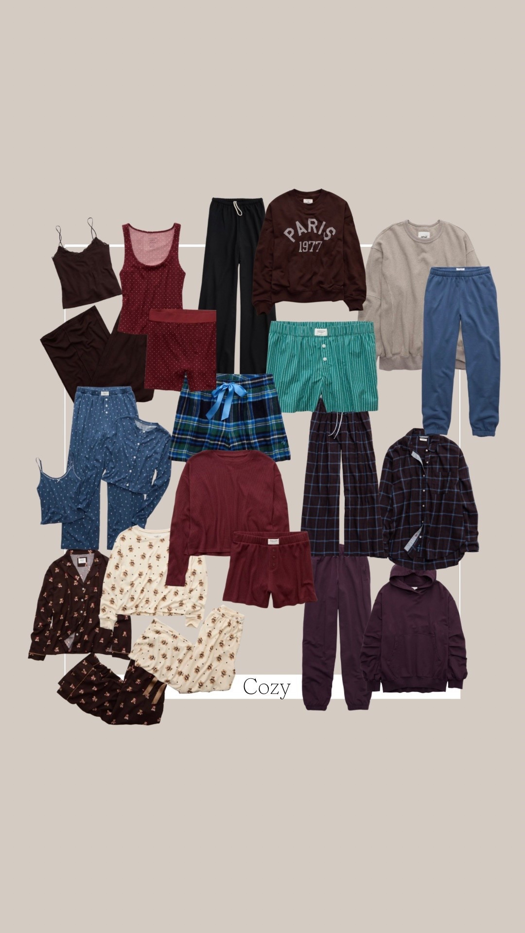 Give Me All The Cozy! Pj’s. Sets. 
#cozyfashion #pjset #pajamas #sets 

#LTKTravel #LTKSeasonal