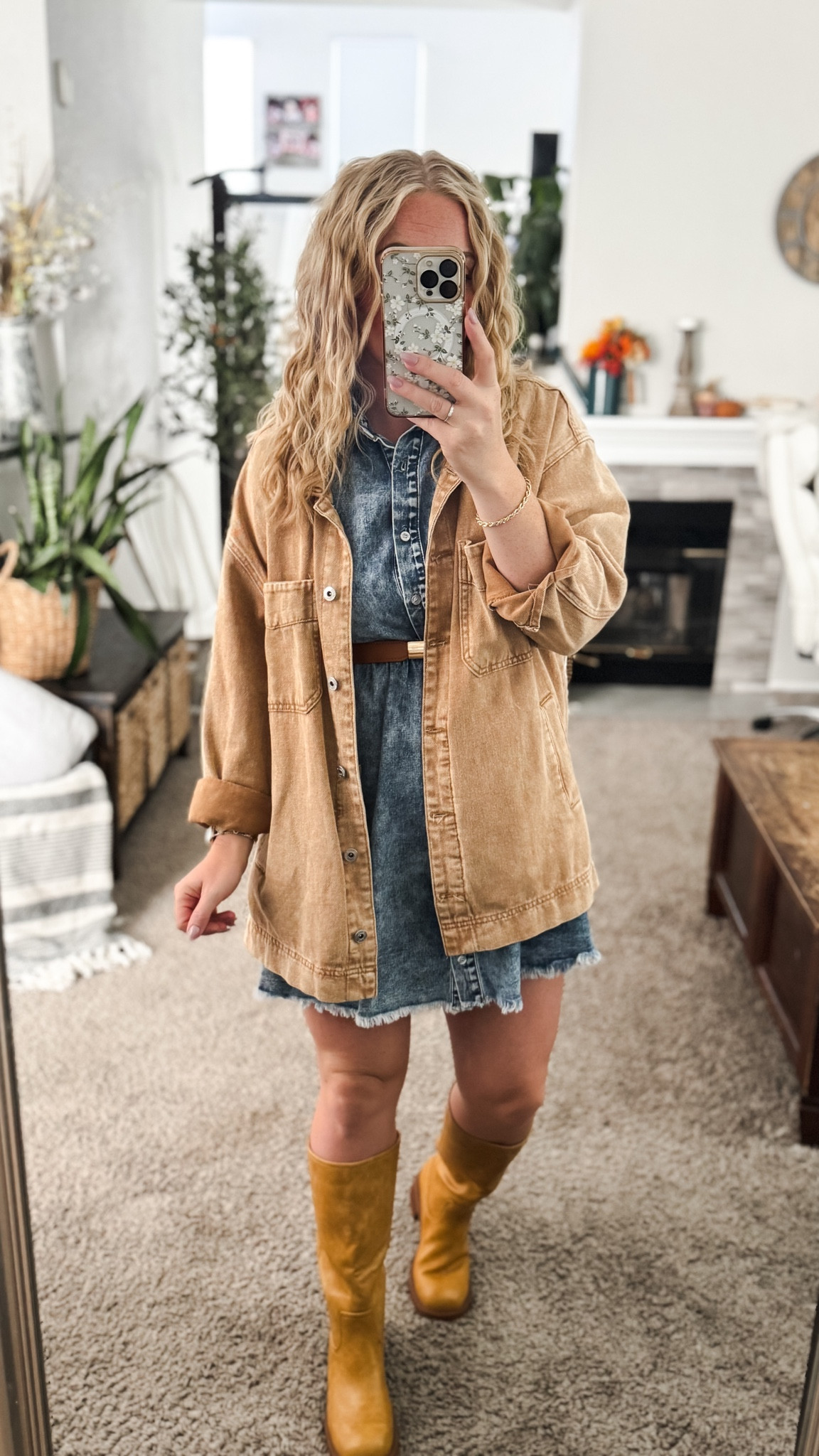 Fall outfit idea from amazon— denim dress with a belt, khaki denim jacket, and yellow fall boots





Amazon outfits, fall outfit inspo, outfit ideas, casual outfits amazon, amazon outfits every day, outfit ideas 2026, fall outfits, fall outfits Amazon, midsize fall outfit inspo, petite outfits for fall, Amazon fall fashion, casual fall style, trending fall fashion, September outfit ideas, autumn outfits

#LTKootd #LTKSaleAlert #LTKPetite