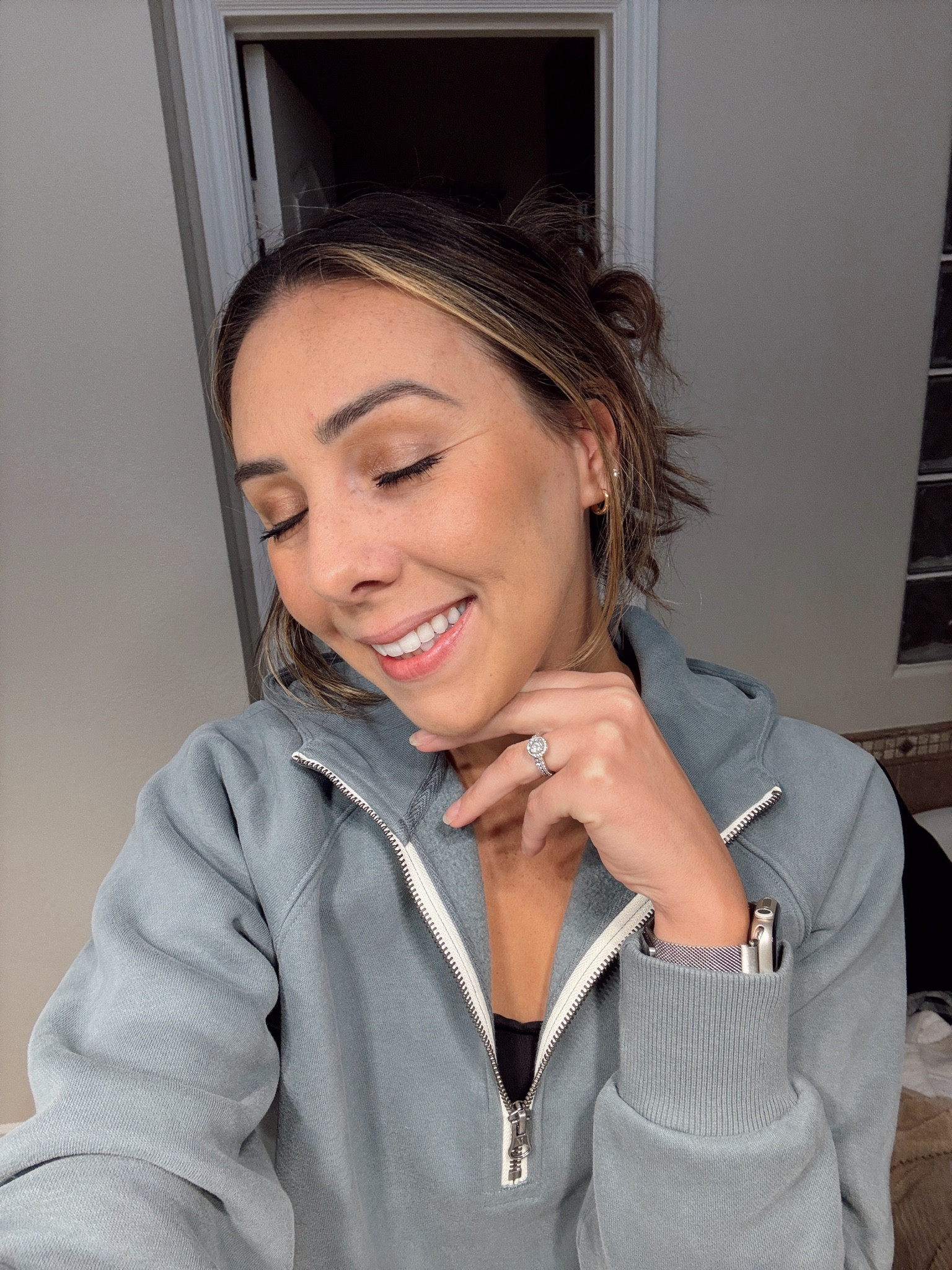 Vuori half zip hoodie. So soft and comfy perfect athleisure piece!

#LTKActive #LTKFitness #LTKGiftGuide