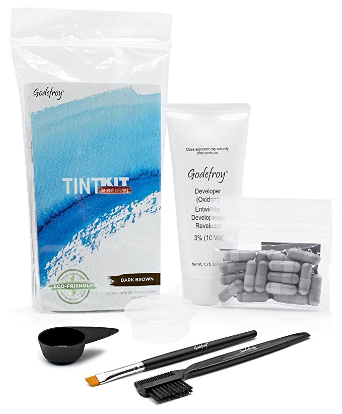 Godefroy Tint Kit for Spot Coloring, Dark Brown | Amazon (US)