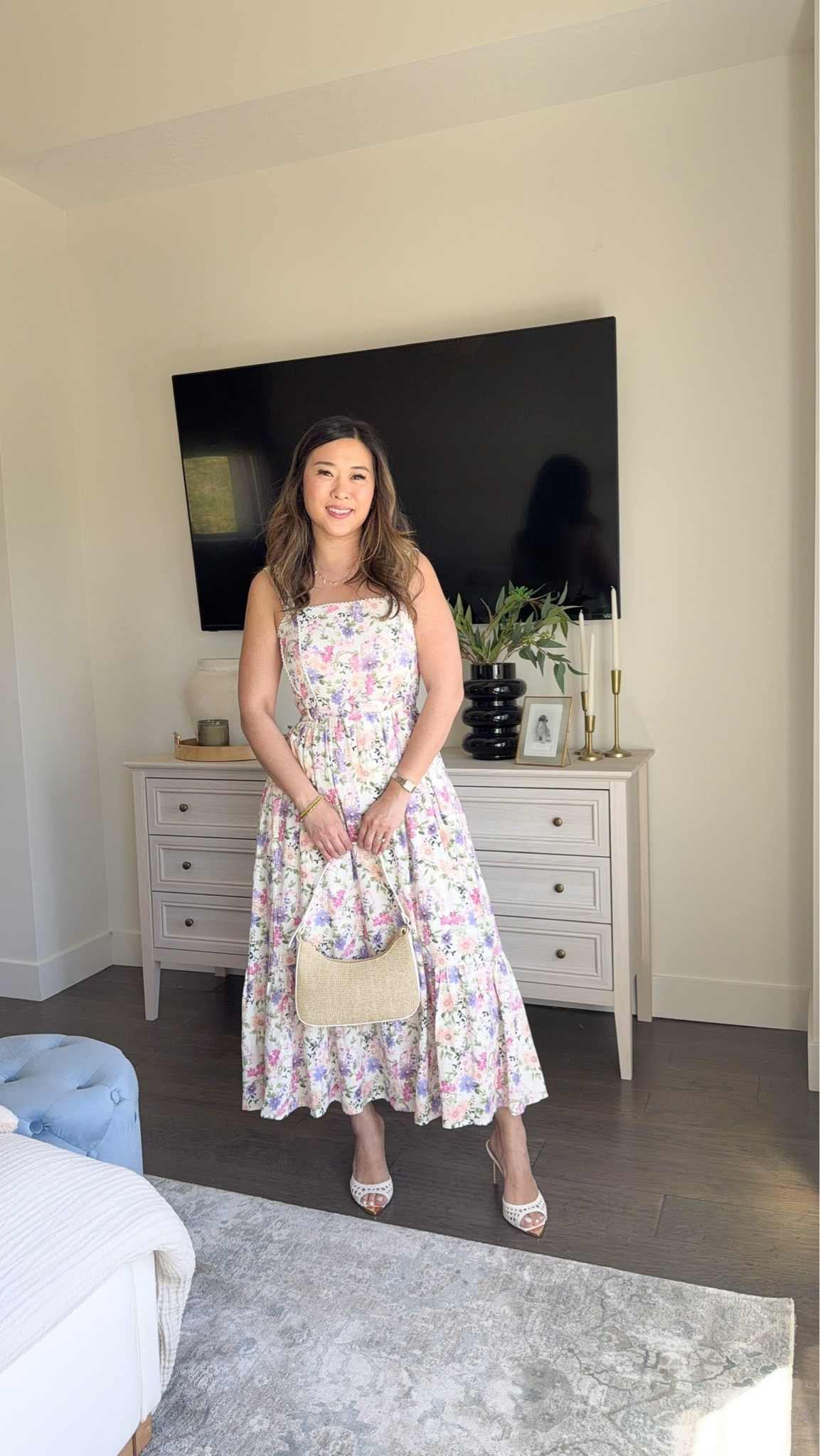 Macys spring dresses // summer outfit // floral dress // special occasion dress // trending // tcs // midi dress 

Size 6/small in dresses Size up half for shoes

#LTKSeasonal #LTKootd #LTKmomlife