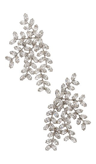 Jennifer Behr Vinessa Earring in Metallic Silver. | Revolve Clothing (Global)