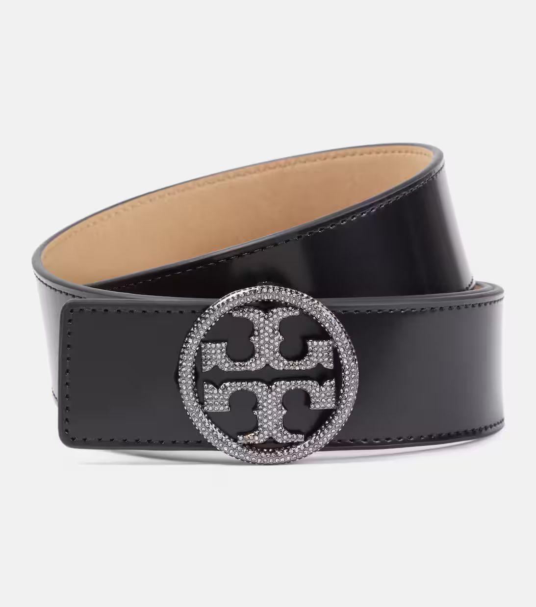 Embellished logo leather belt | Mytheresa (US/CA)