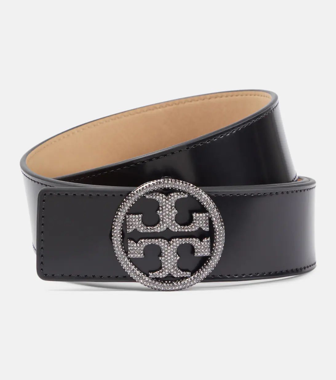 Embellished logo leather belt | Mytheresa (US/CA)
