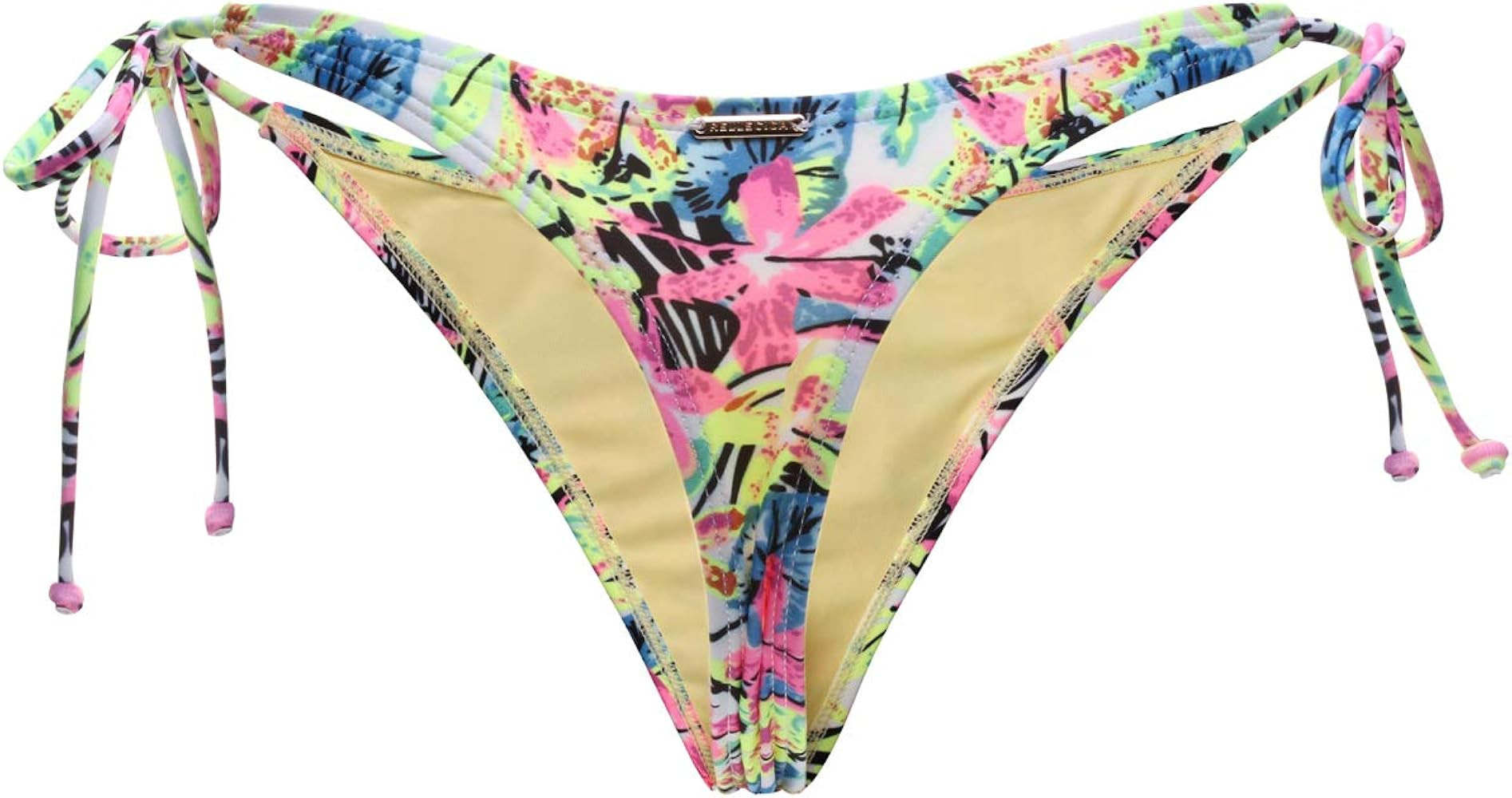 RELLECIGA Women's Tie Side Thong Bikini Bottom | Amazon (US)
