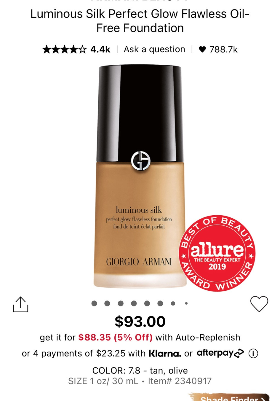 If you’re looking for a natural foundation that sits well on the skin and great for all occasions, this is the solution, look no further!  I’ve used this for years and it makes my skin look flawless. I suffer from redness and this covers and evens out my skin tone. It’s worth the splurge  

#LTKbeauty