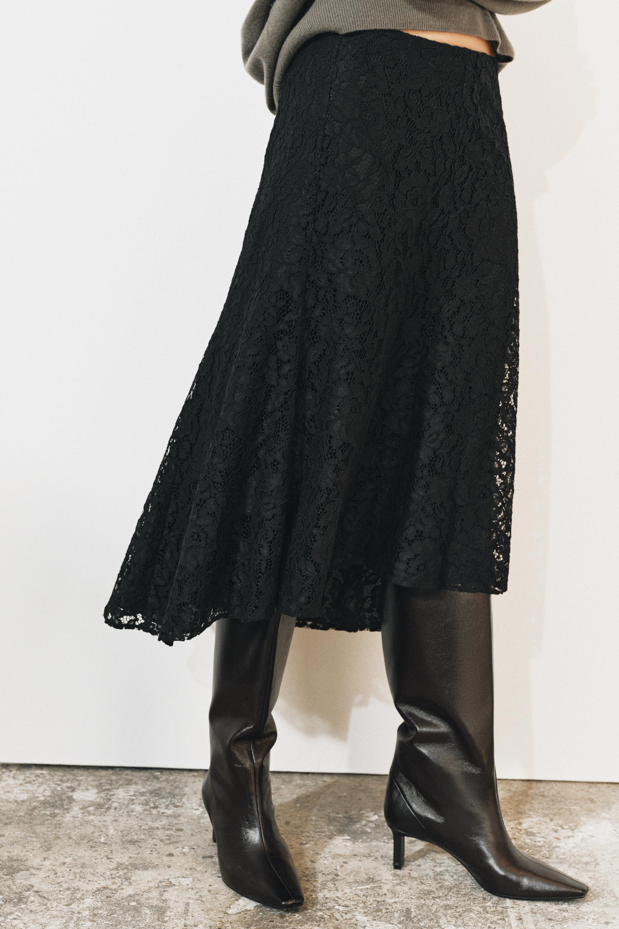 LEATHER HEELED BOOTS | Zara US