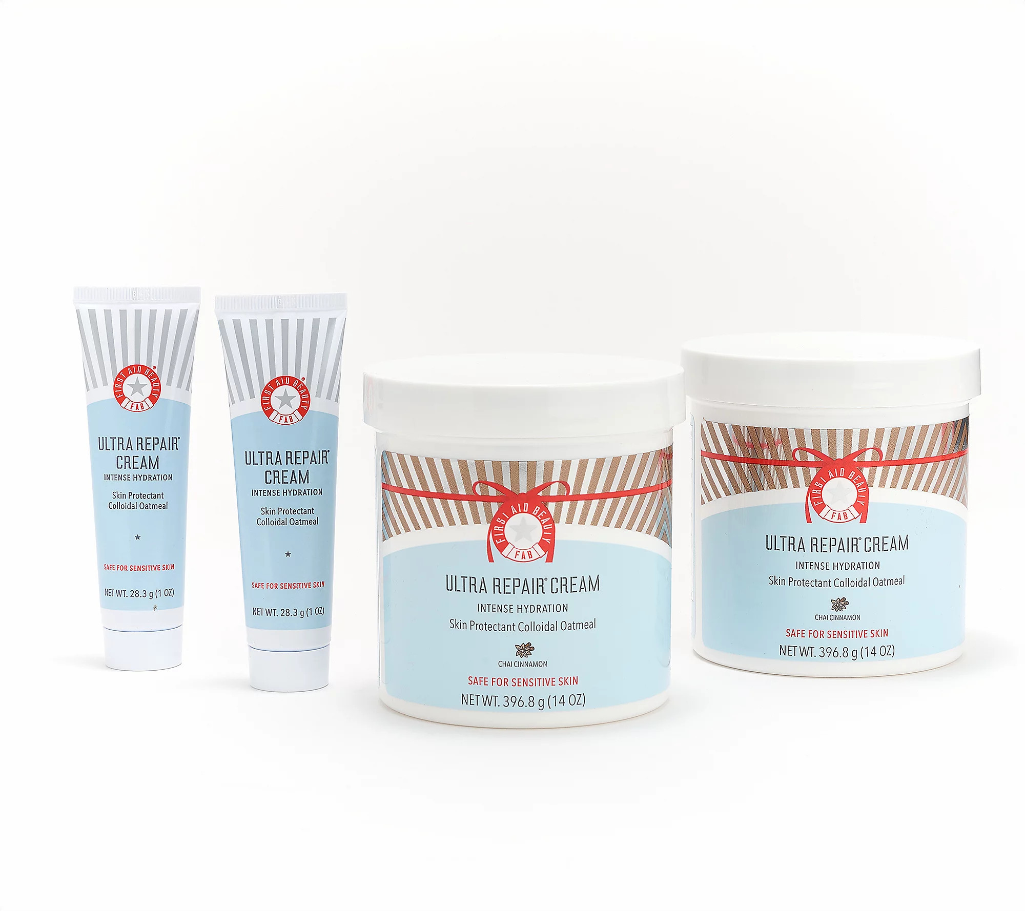 First Aid Beauty 14oz Ultra Repair Cream Duo w/ (2) 1oz Minis | QVC