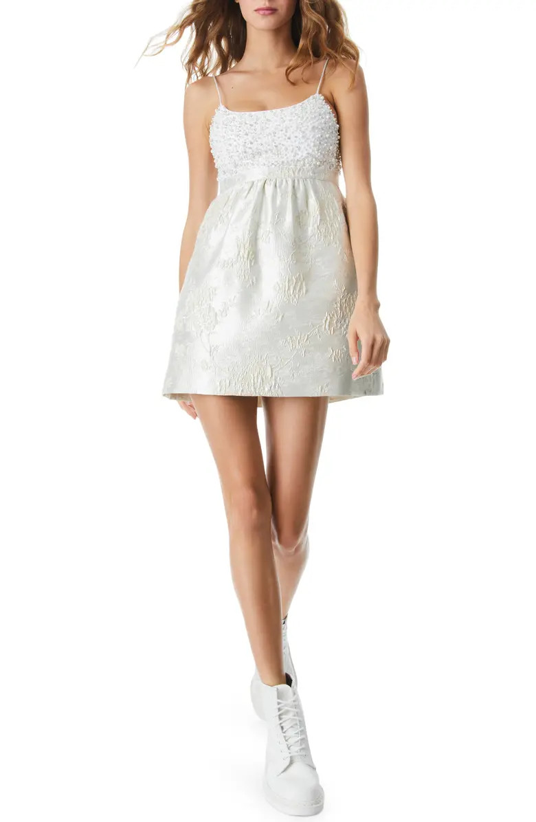 Tibby Beaded Bodice Babydoll Dress | Nordstrom