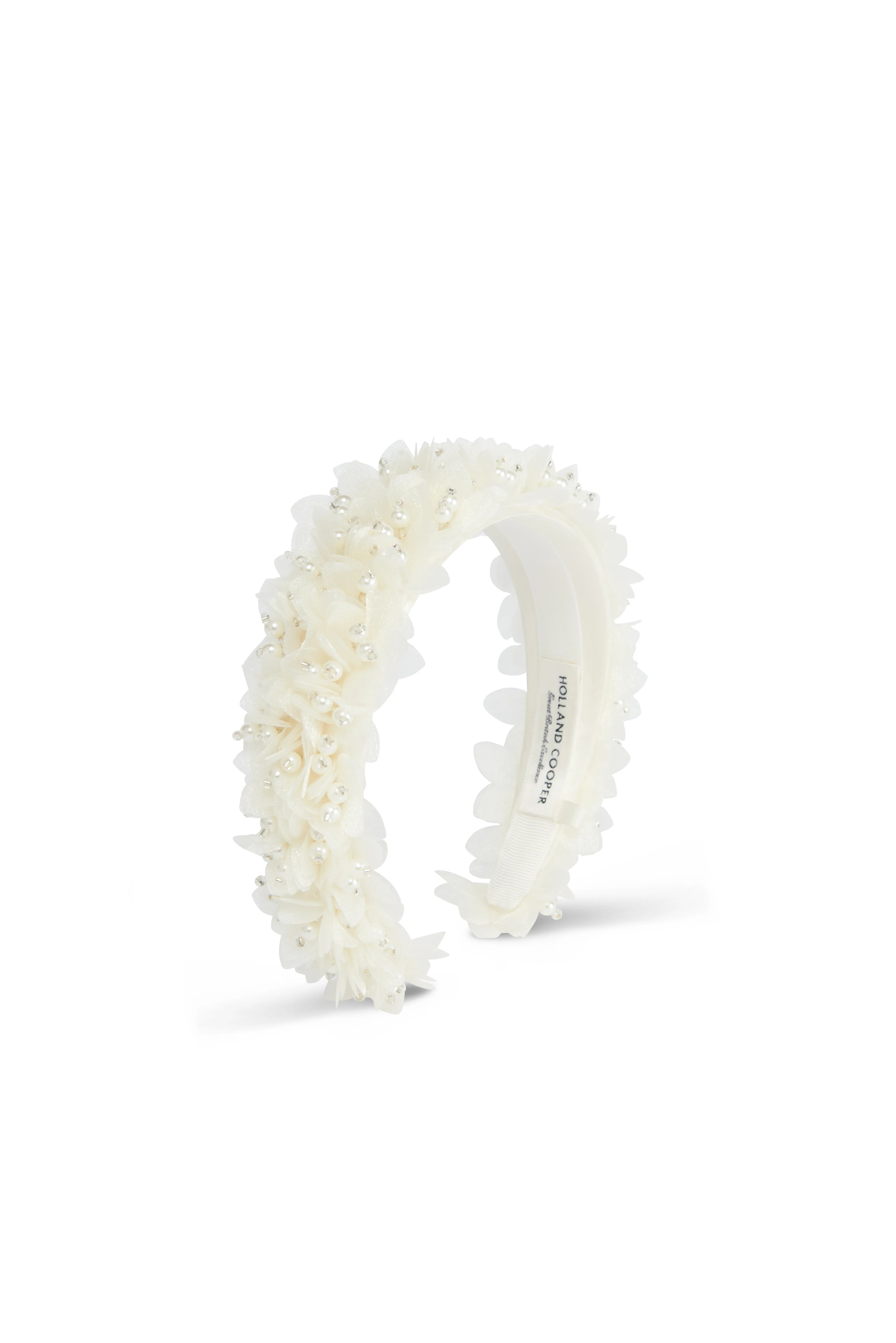 Floral Headband (White) | Holland Cooper