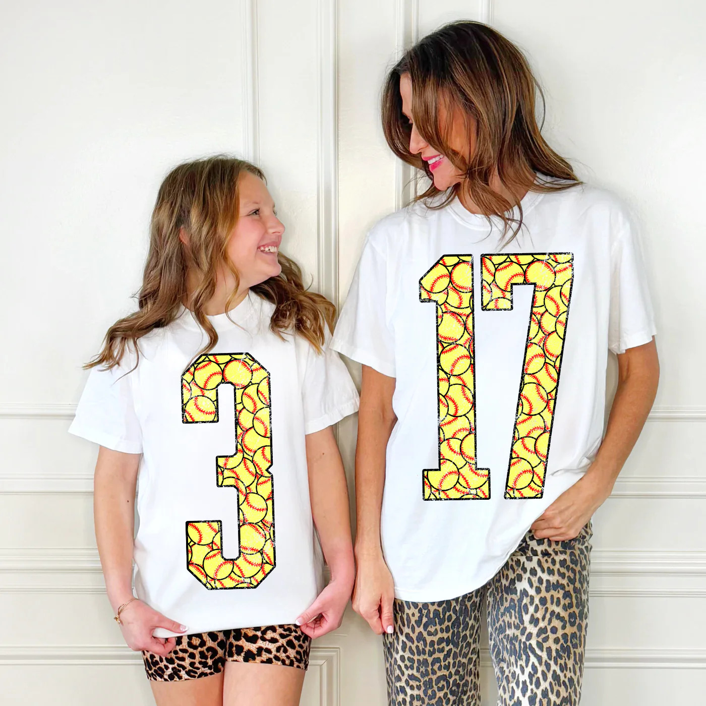 Custom Softball Number Tee | Poppy & Pine