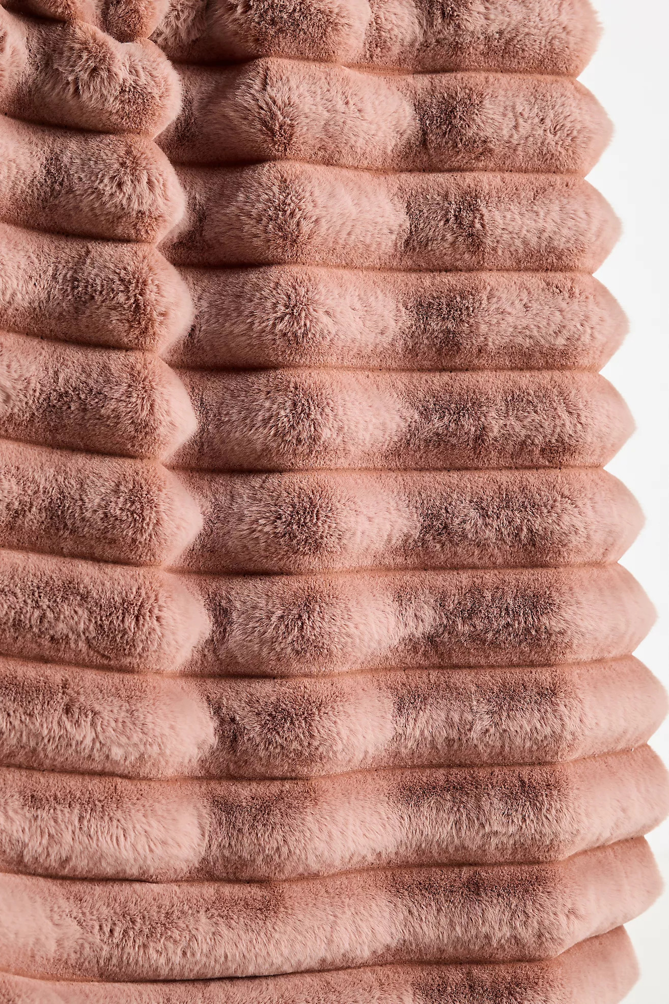 Tipped Puffer Faux Fur Throw Blanket | Anthropologie (US)