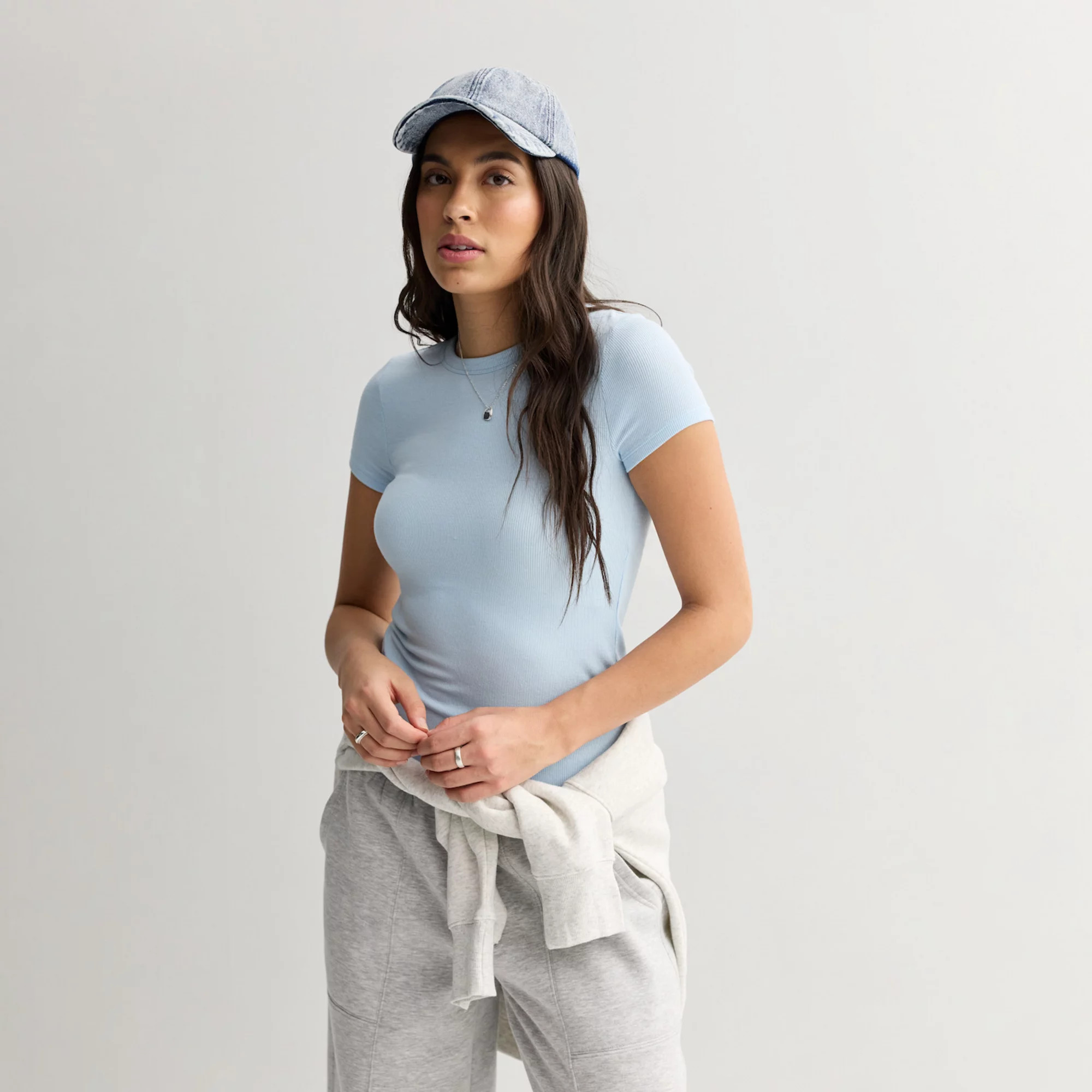 Juniors' SO® Ribbed Crew Neck Short Sleeve Top | Kohl's