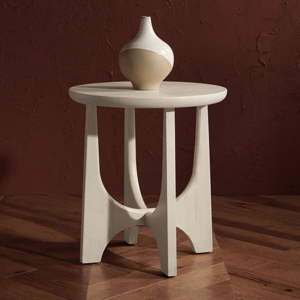 SAFAVIEH Couture Sasha Wood Accent Table - 20 in. W x 20 in. D x 22 in. H - Bed Bath & Beyond - 3... | Bed Bath & Beyond