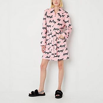 Juicy By Juicy Couture Womens Long Sleeve Short Length Robe | JCPenney