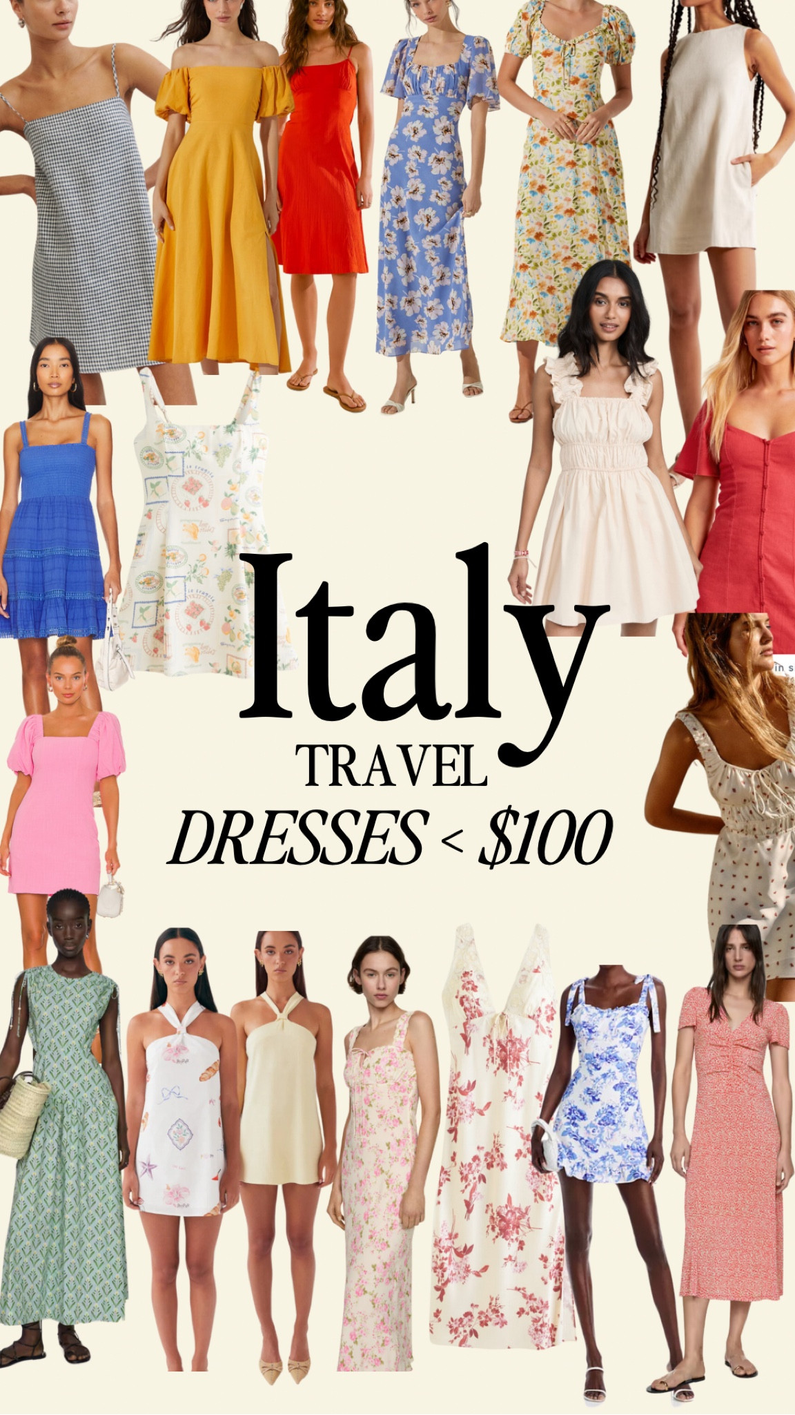 Italy Dresses UNDER $100 for your spring/summer trip ✈️🇮🇹

#LTKtravel #LTKSeasonal #LTKeurope