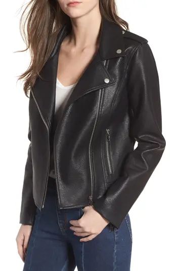 Women's Bb Dakota Amelie Faux Leather Moto Jacket | Nordstrom