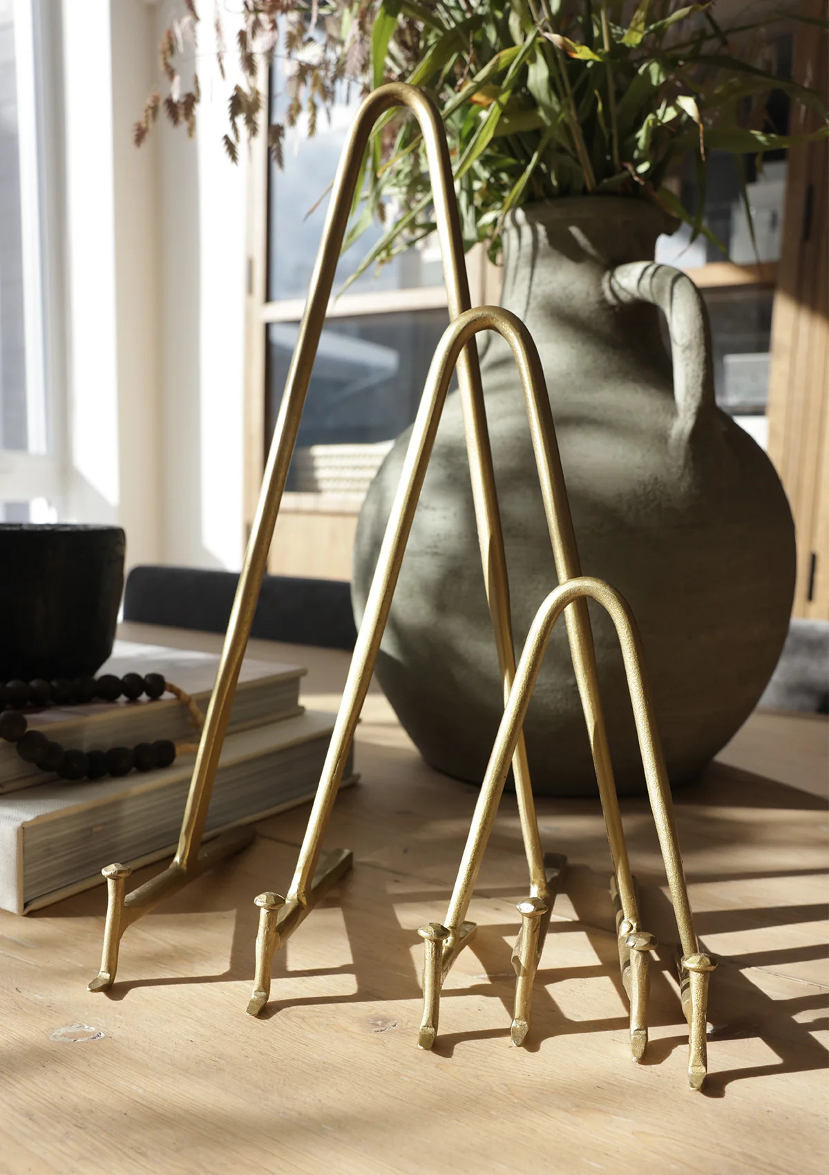Antique Brass Display Stand | Maison Blonde