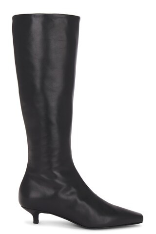Toteme The Slim Knee High Boot in Black | FWRD 