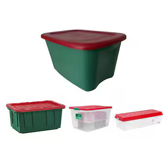 Holiday Living Christmas Holiday Storage & Tote Collection | Lowe's