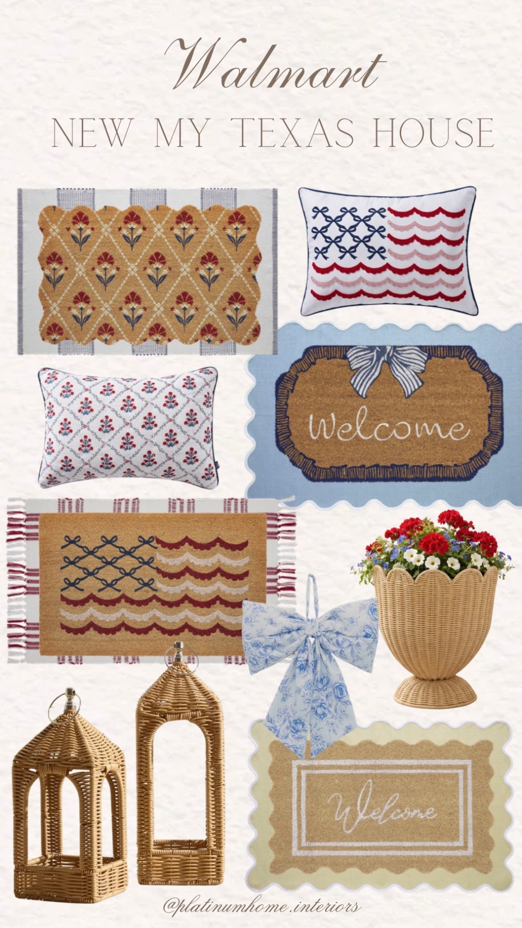 New from My Texas House @walmart 🇺🇸💙‼️🌿

Spring decor, home decor, seasonal decor, walmart home, my texas house decor, new decor, summertime, patio finds 

#LTKHome