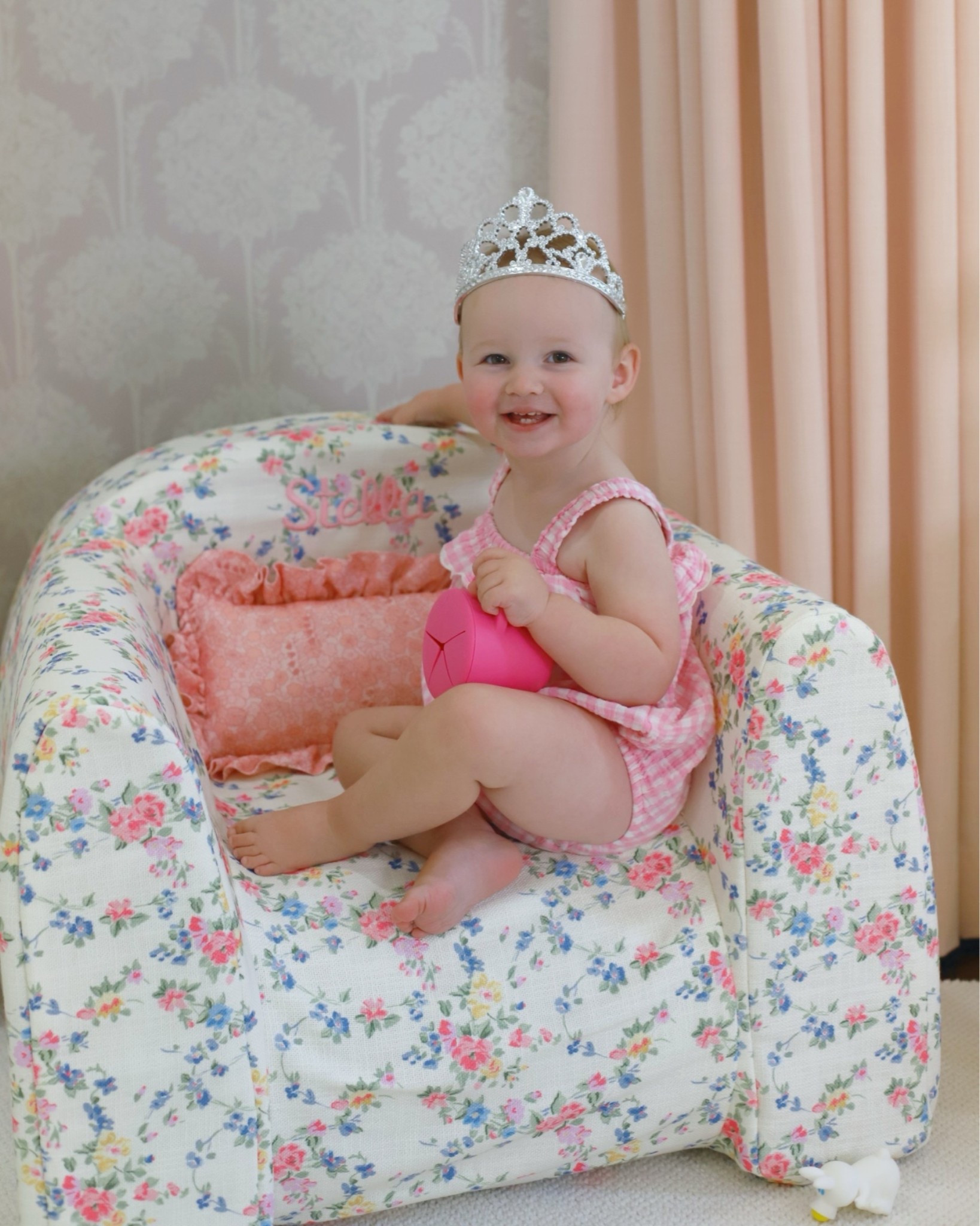 The cutest little corner for reading, climbing, and letting her imagination run wild. Use discount code BRITTANY5 💗

This Dottie Tumbling Mat and Ellie Play Chair from @houseofnoa_ blend perfectly into Stella’s nursery. The girly patterns are so sweet, incredibly soft, and they make playtime so much more comfortable (without sacrificing style).

If you’ve been looking for playroom pieces that are just as beautiful as they are functional, these are definitely worth checking out!

#LTKmomlife #LTKBaby #LTKKids