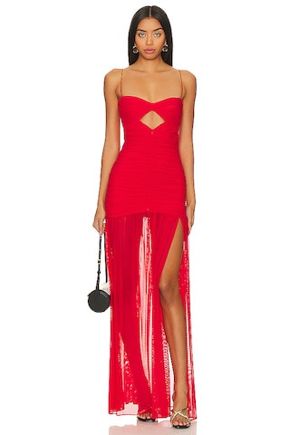 Nookie Monroe Gown in Flame from Revolve.com | Revolve Clothing (Global)