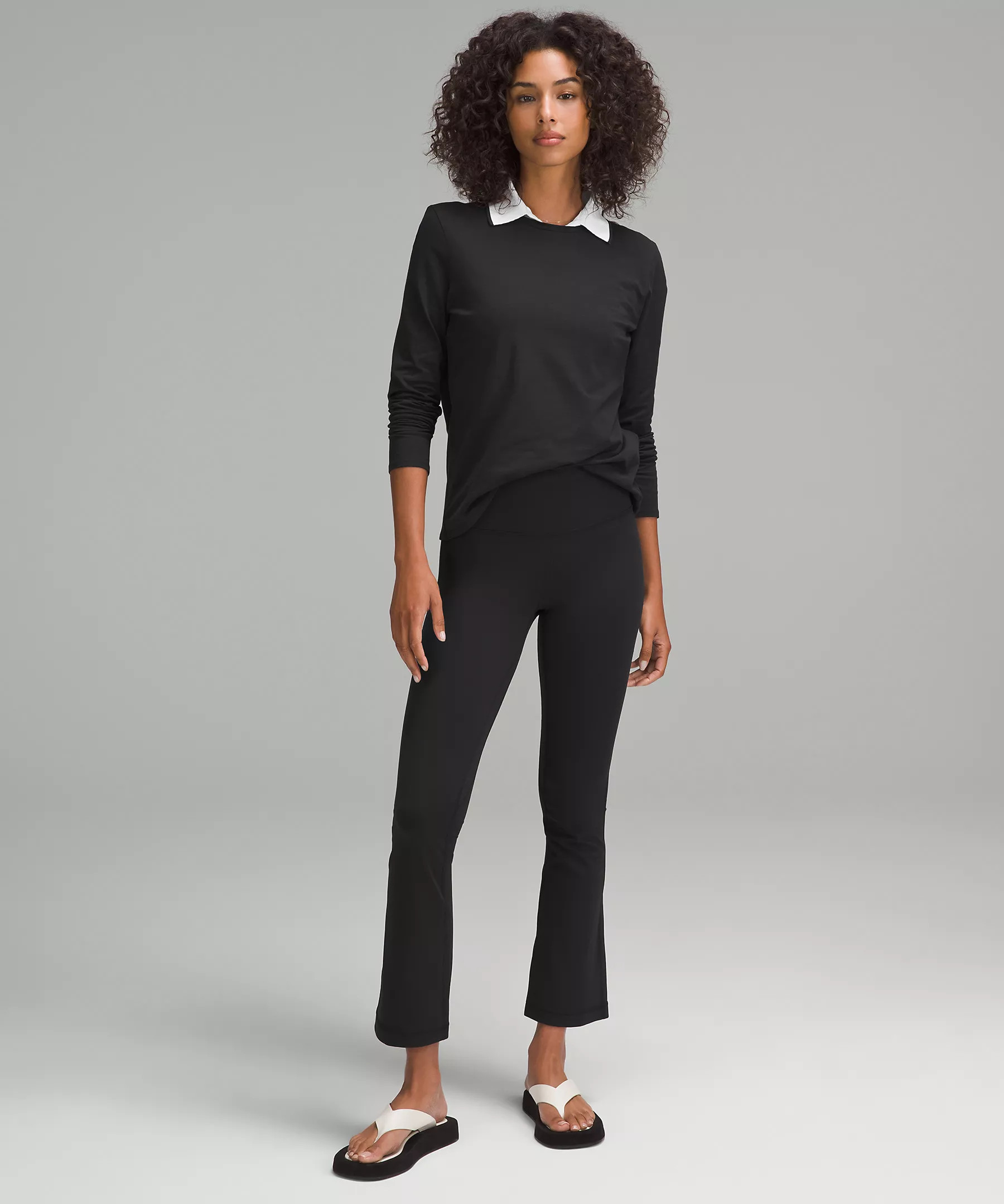 Organic Cotton Crewneck Long-Sleeve Shirt | Lululemon (US)