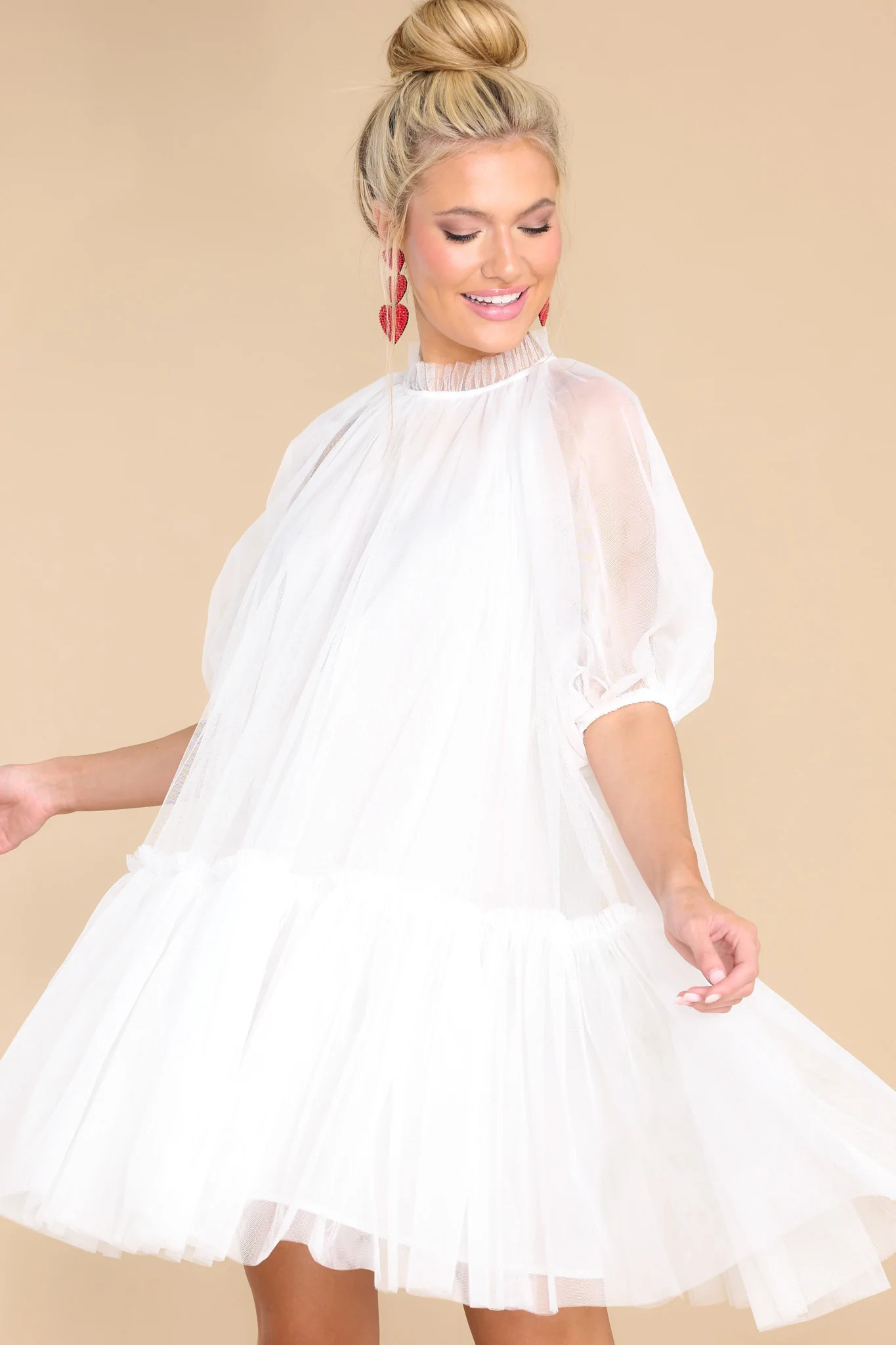 Everything I Ever Wanted White Dress | Red Dress 