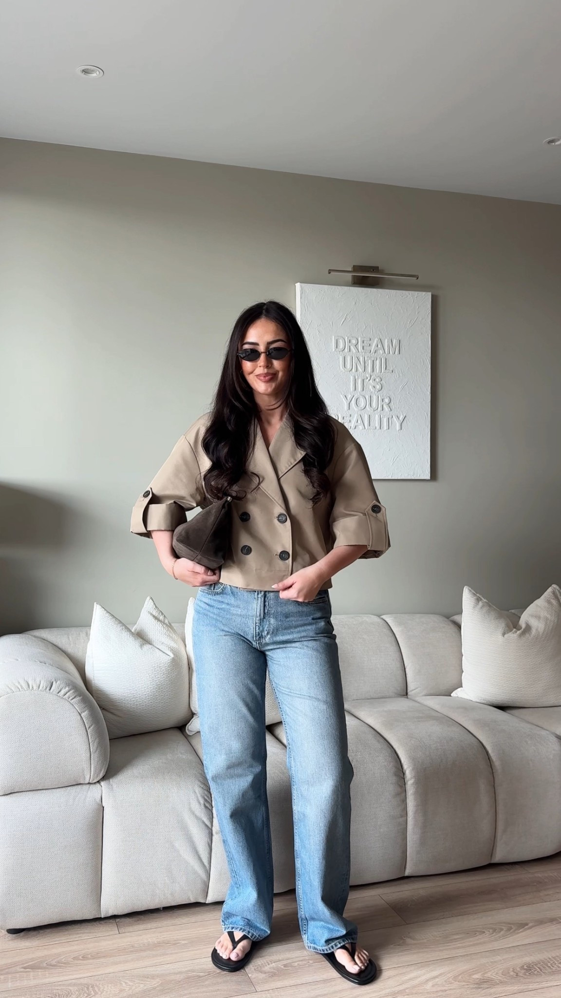 I wear a size S in the jacket & size 10 in the jeans (true to size & a really good fit)

Zara jeans, Zara new in, trench jacket, cropped trench, mid rise jeans, spring outfits, Zara spring

#LTKspring #LTKjeans #LTKuk