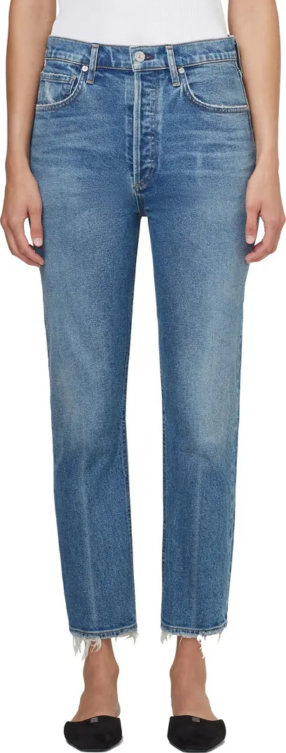 Citizens of Humanity Jolene High Waist Slim Straight Leg Jeans | Nordstrom | Nordstrom