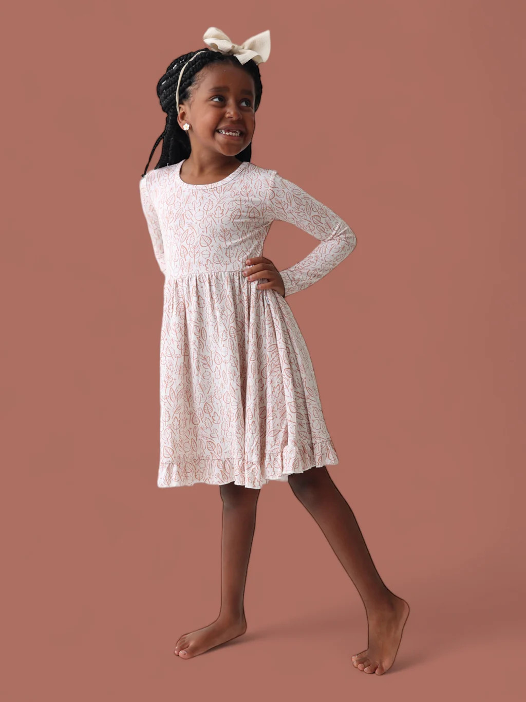 AUTUMN LEAVES DREAM RUFFLE DRESS | Dream Big Little Co.