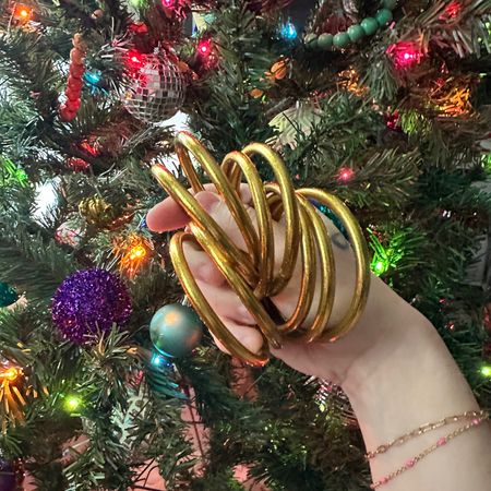 One of the best gifts is on sale for today only! I wear my BuDhaGirl bangles almost daily. Anyone would love them under their tree or tucked inside their stocking!

#LTKHoliday #LTKGiftGuide #LTKsalealert