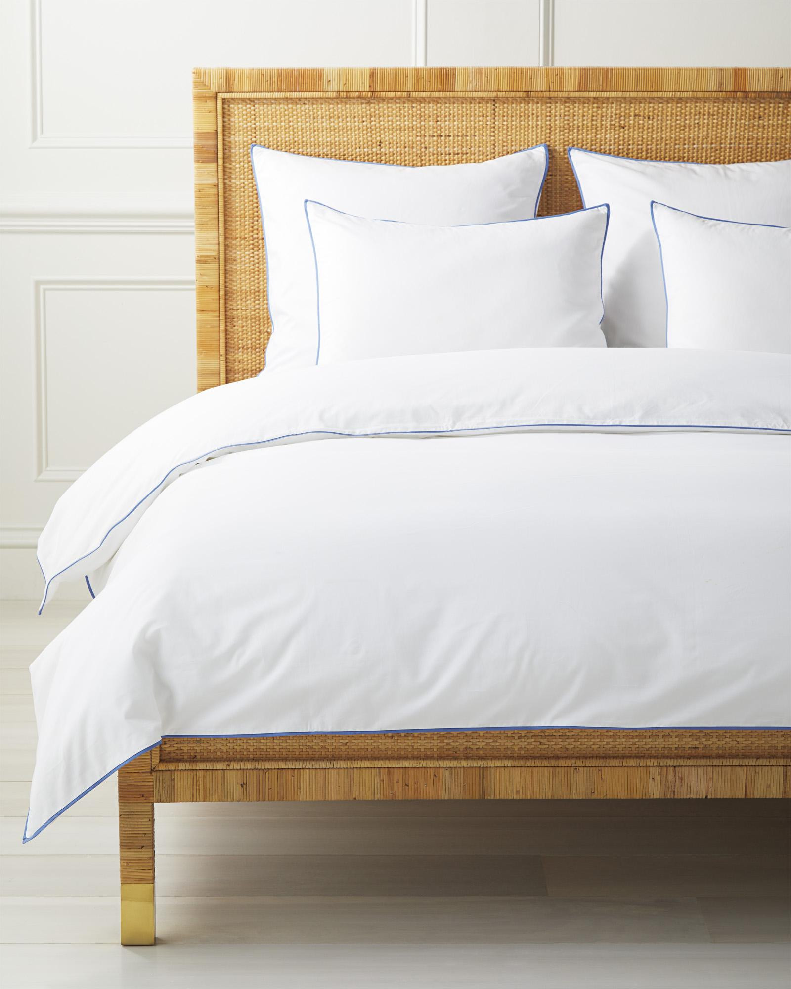 Beach Club Percale Duvet Cover | Serena and Lily